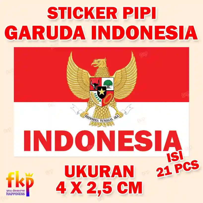 Sticker Garuda Indo